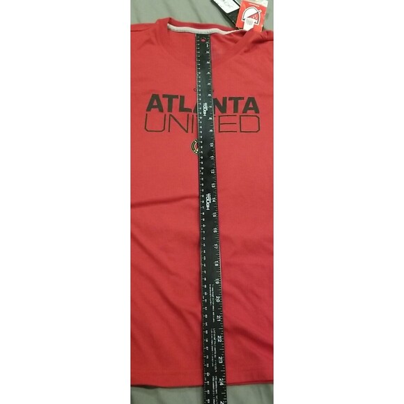 Adidas Shirt Women Small Red MLS Atlanta United Football Club Performance Soccer - Picture 8 of 12